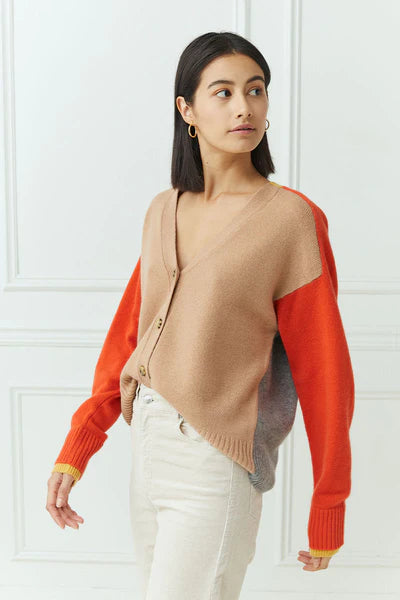 Autumn cashmere colorblock sales sweater