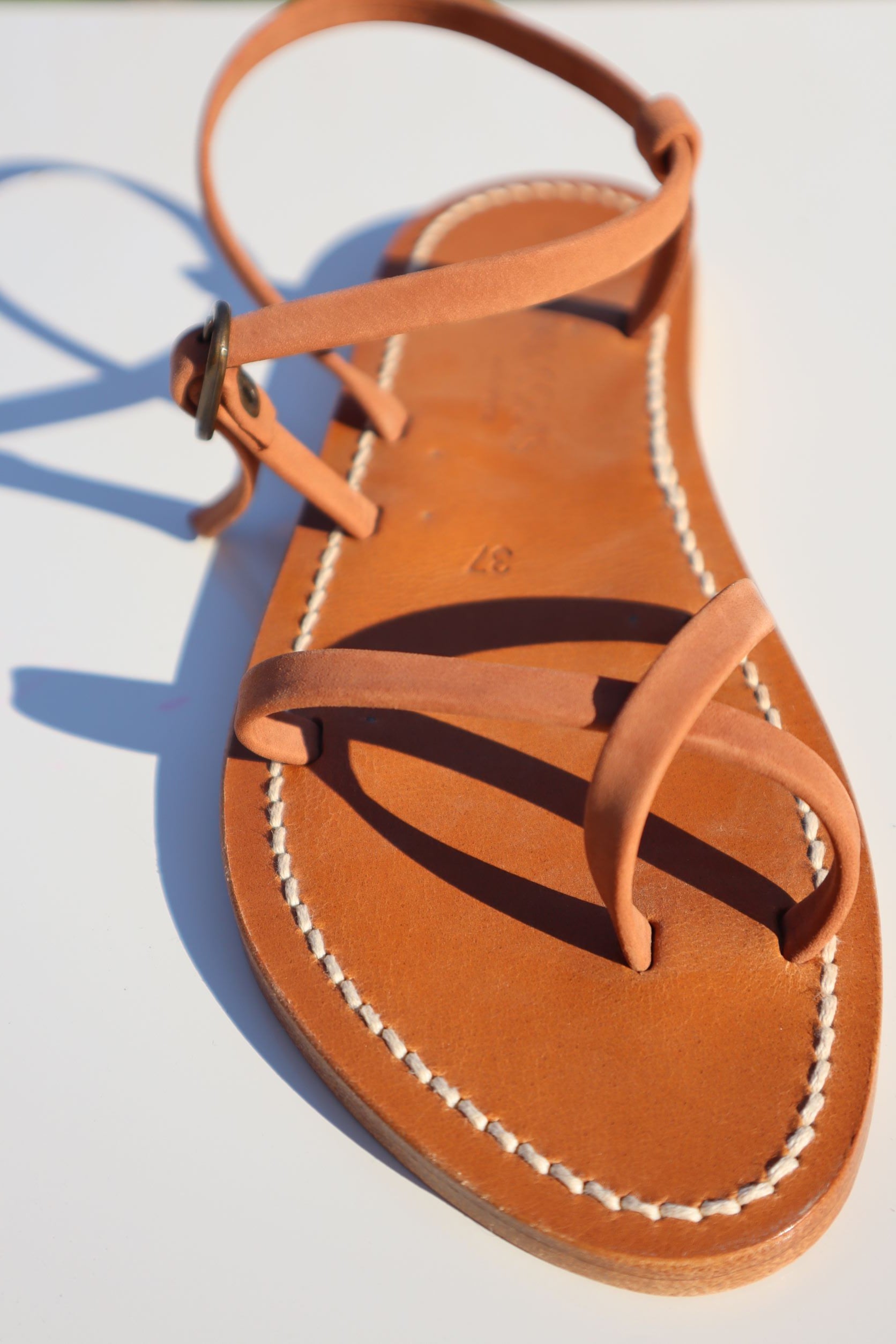 サンダル・ミュール K Jacques SS25 'Petrone' sandals (PETRONE PULNOIR) Petrone Sandal – La Garçonne