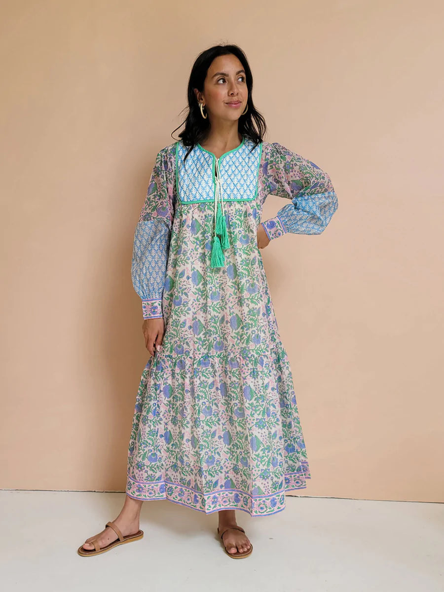 SZ Blockprints Jodhpur Dress in Color: 