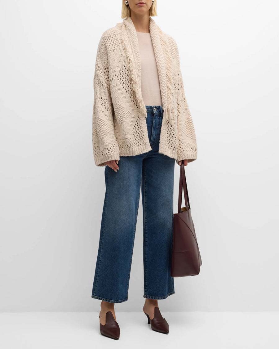 AUTUMN CASHMERE Fringed Jacket