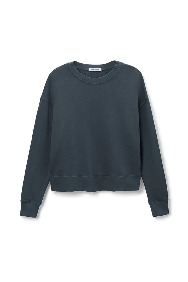 PERFECT WHITE TEE Tyler French Terry Sweatshirt in Color: 