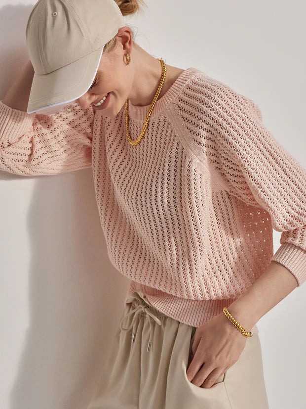 VARLEY Clay Knit Sweater in Color: 