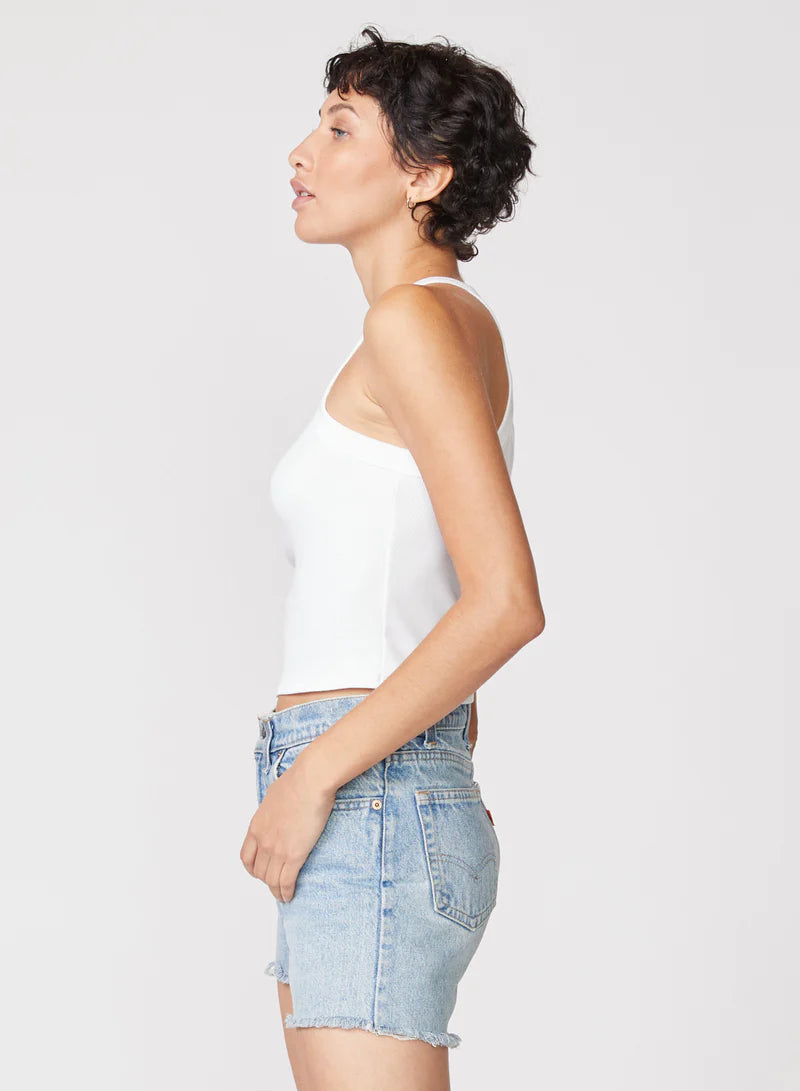 STATESIDE Rib Cropped Tank in Color: 