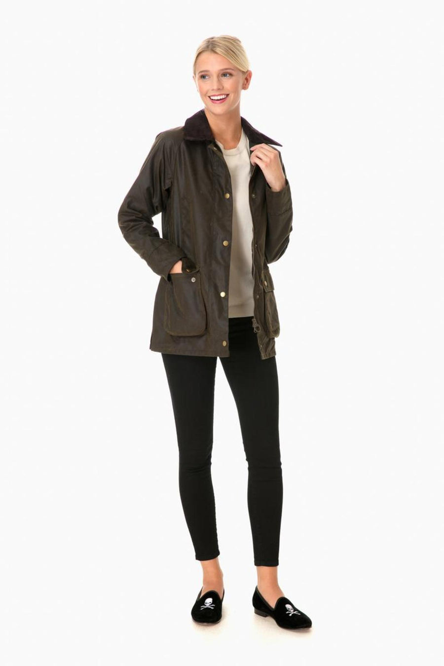 Barbour acorn best sale olive