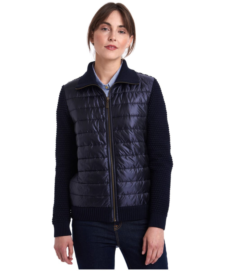 BARBOUR Shannon Knit Jacket in Navy