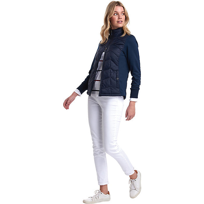 BARBOUR Winifred Sweat Jacket in Navy - 1 SIZE 10 LEFT!