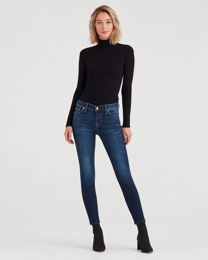 7 FOR ALL MANKIND b(air) Ankle Skinny in Fate