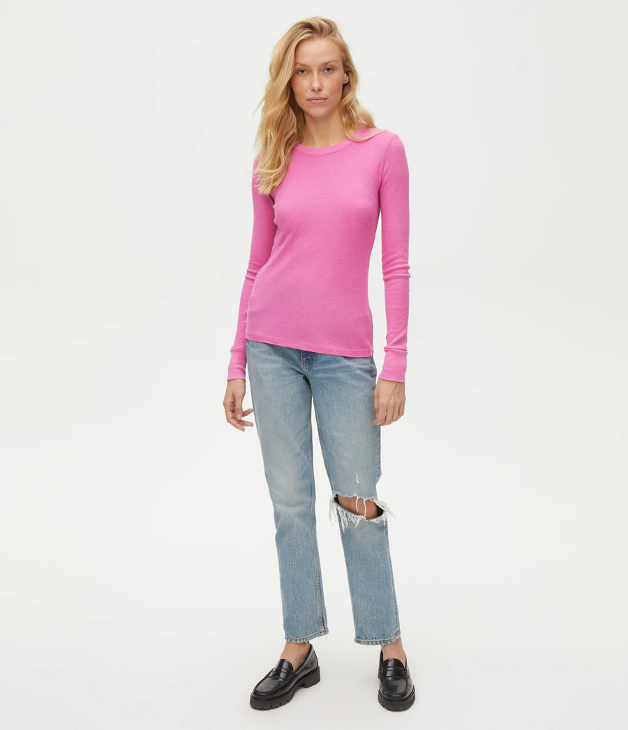 MICHAEL STARS Juliet Thermal Long Sleeve in Color: 