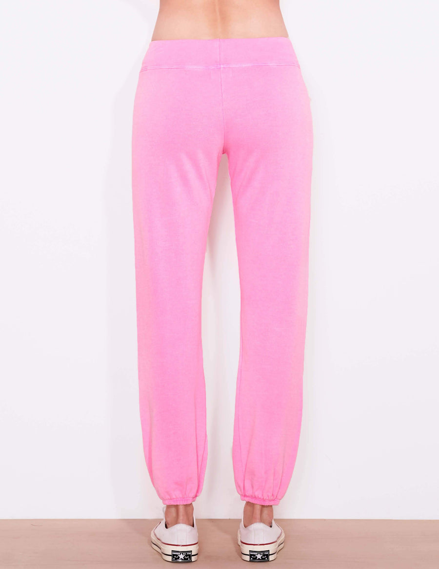 SUNDRY Neon Pink Sweatpants - Small only